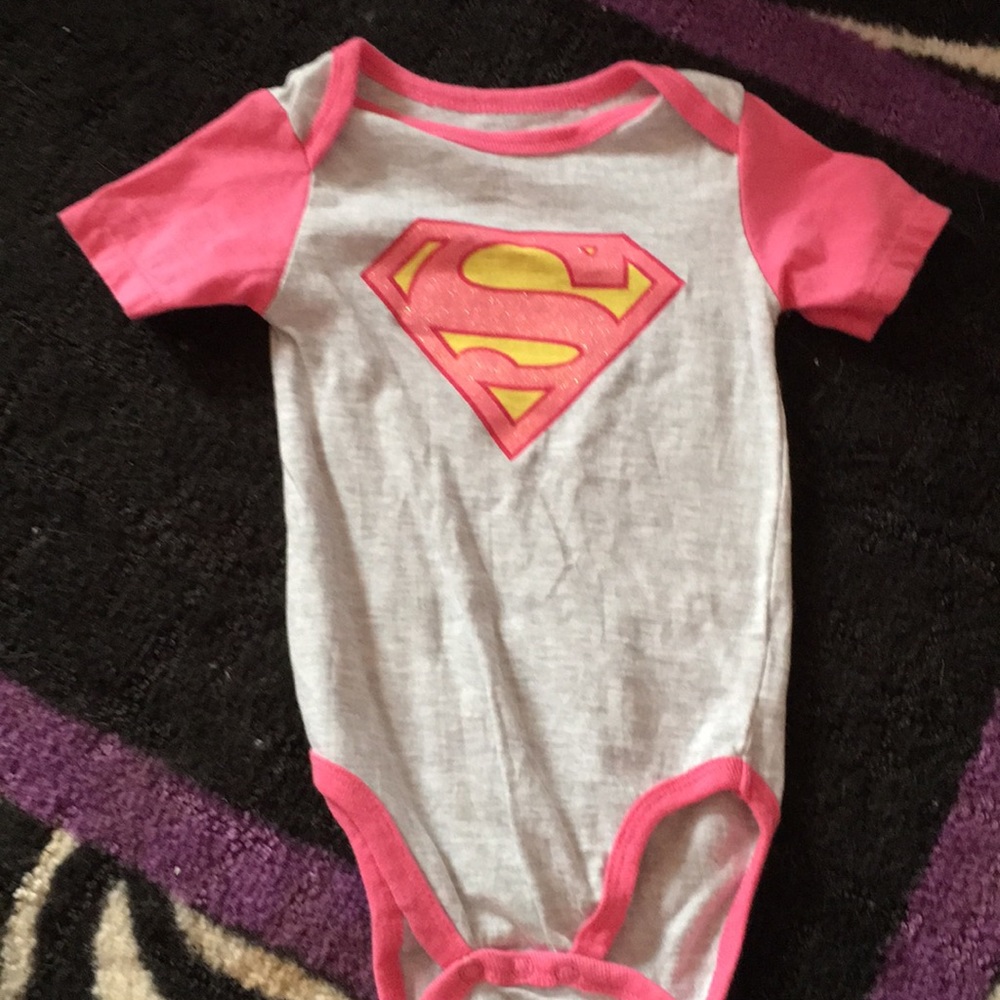 12m supergirl onsie